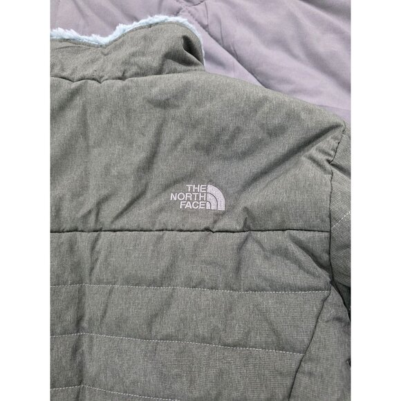 The North Face Girls' Reversible Mossbud Swirl Jacket Size 18 Soft Blue Gray - Picture 3 of 8